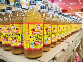 Apple cider vinegar is a natural flea preventative.
